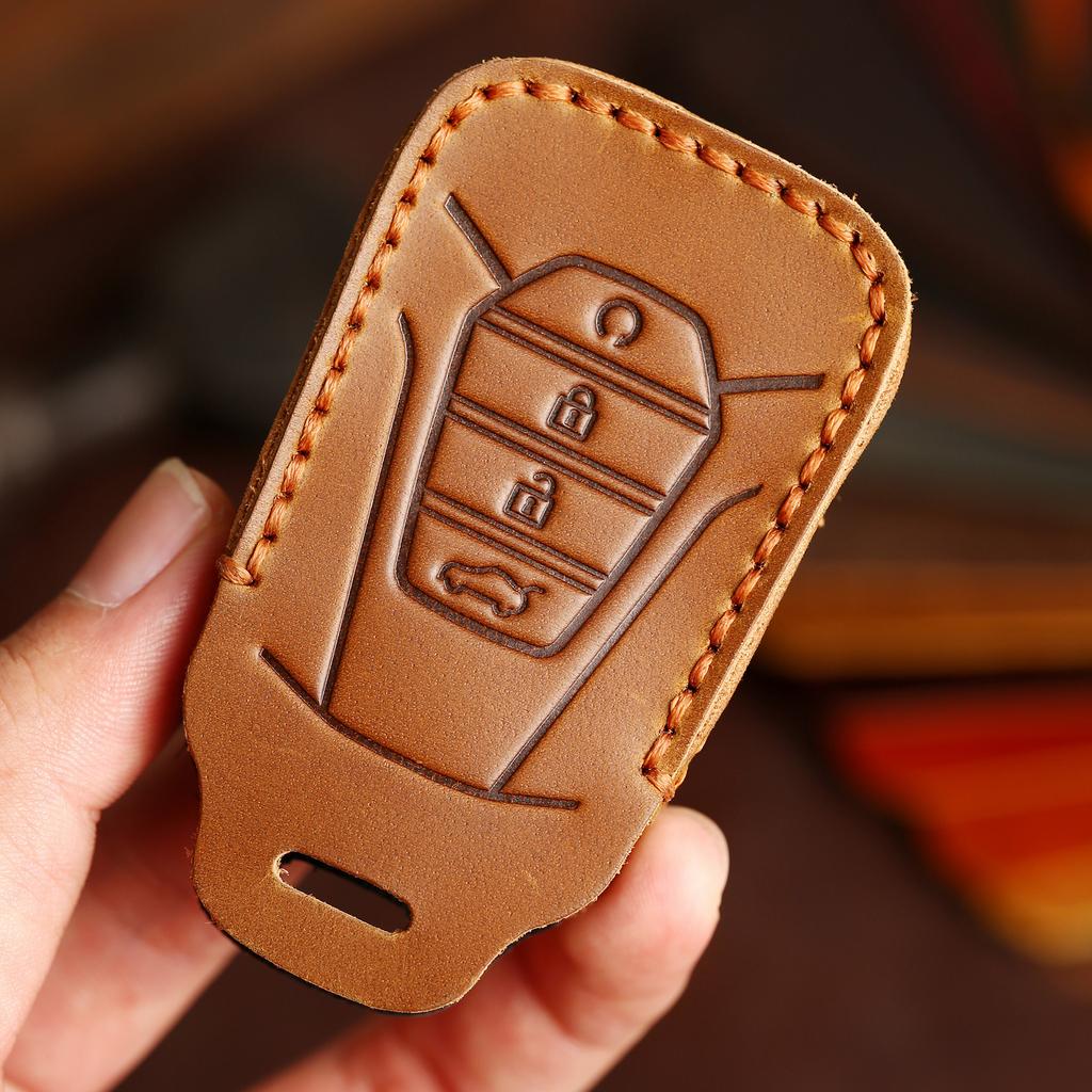 Pasuje do etui na klucze Isuzu new dmax, dekoracyjne etui do pickupa zmodyfikowane skórą, etui na klucze D-MAX 2021 22