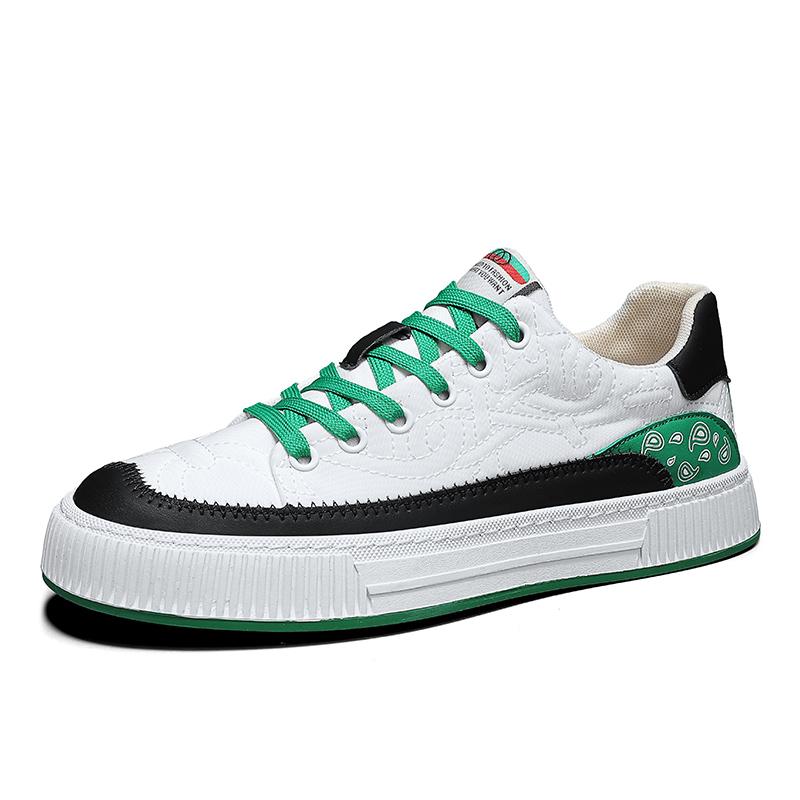 

Мужская обувь Вулканизированная обувь Мужские модные кроссовки Лето Весна Ледяной шелк Повседневная Дышащая Спортивная обувь Обувь для ходьбы Мужская Новинка 44 зелёный