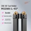 Square Composite CNC Lathe Tool Holder 45° MSSNR/L1616/2020/2525/3232/404