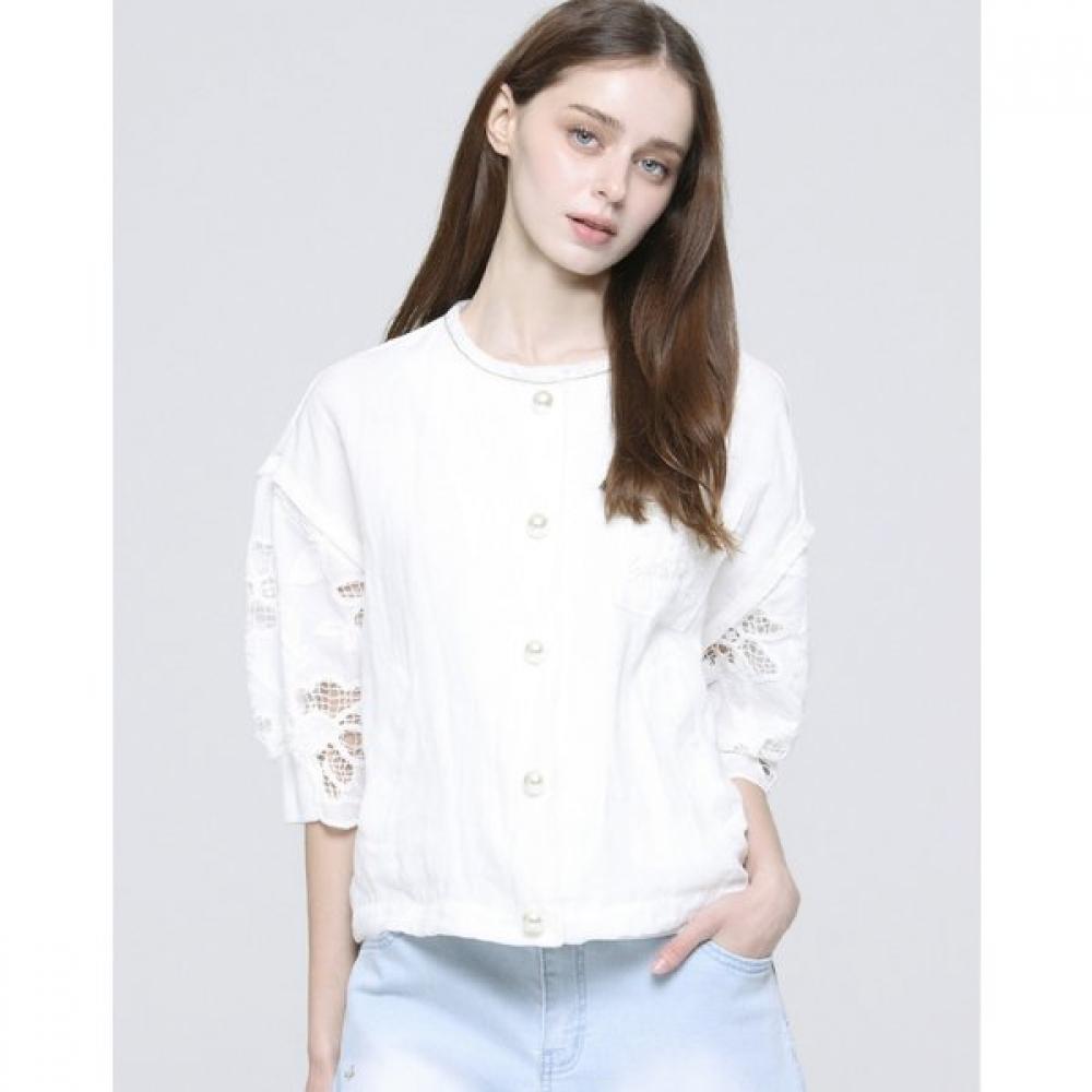 Son Jung Wan Women S Linen Lace Beading Jacket Zdj6262081