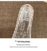 Fairy Style Transparent Jelly Flats: Closed Toe, Hollow Design for Summer Beach Vacations