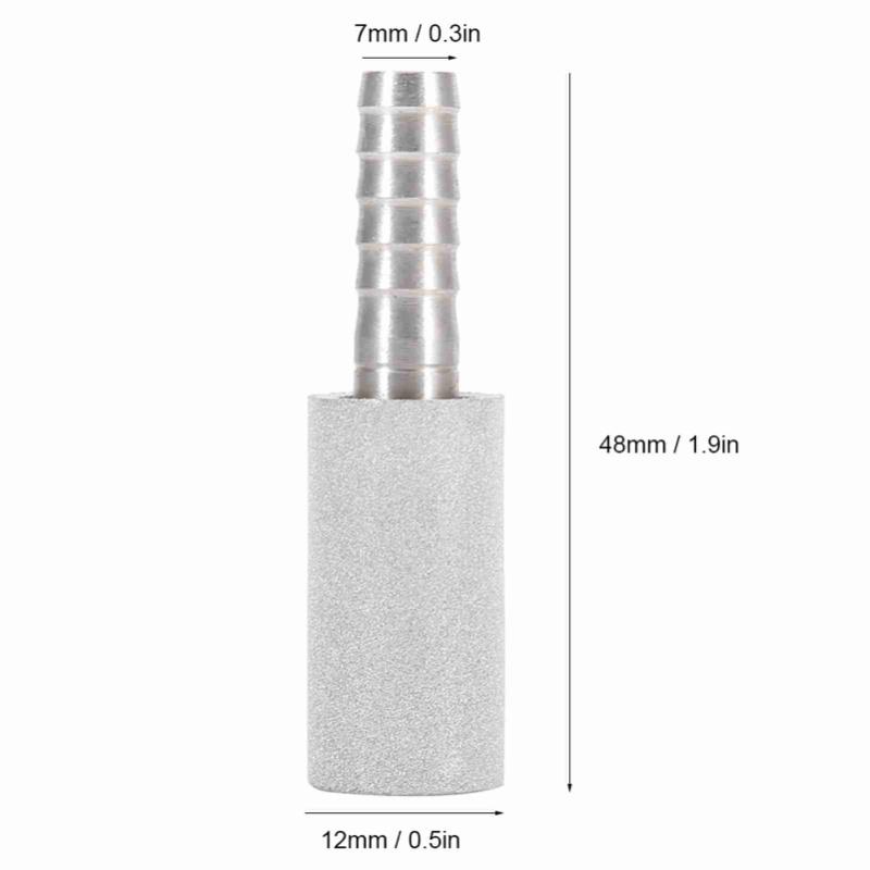 Stainless Steel Diffusion Stone Aeration Carbonating Stone Beer Bar Accessories (2 Micron)