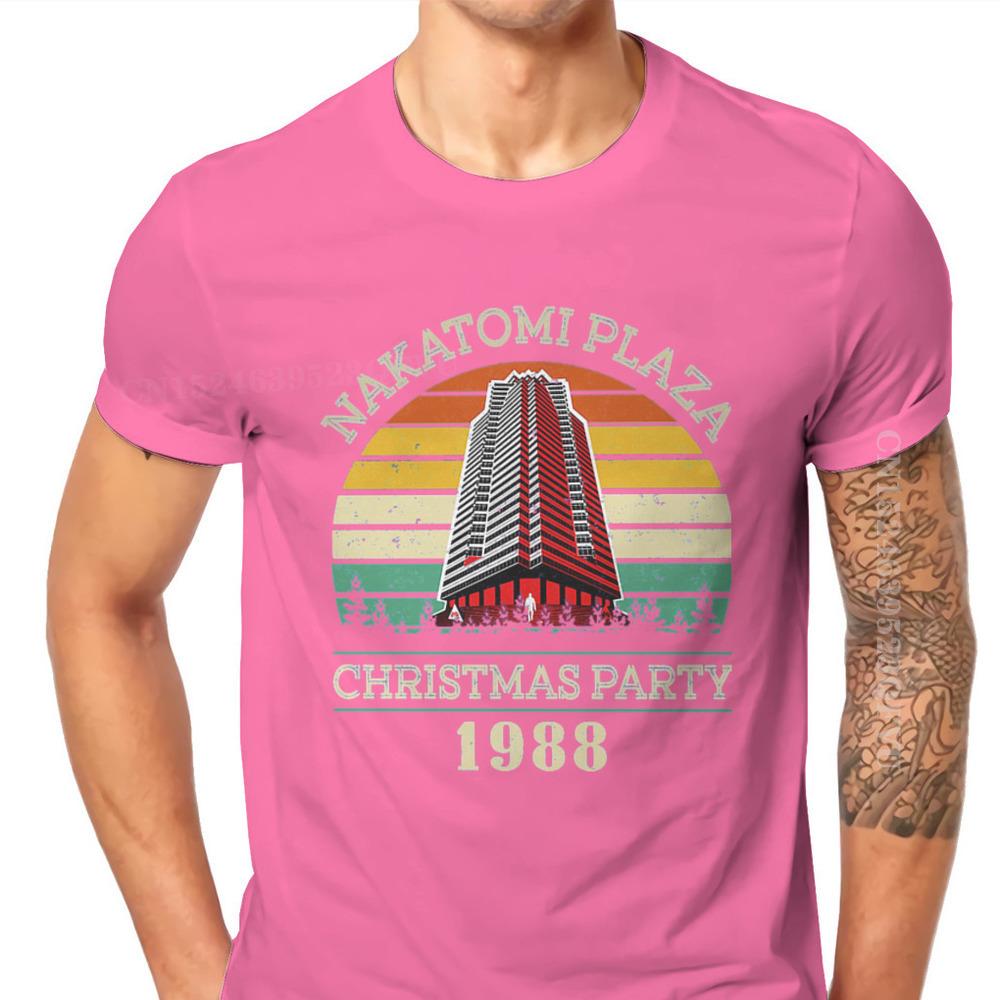 Movie Christmas Party 1988 Man Tshirts Retro Vintage Nakatomi Plaza Individuality Men T Shirts Clothing