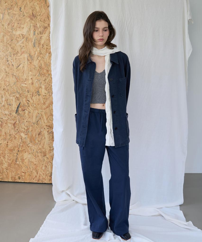 LOSSYROW Washed Work Jacket