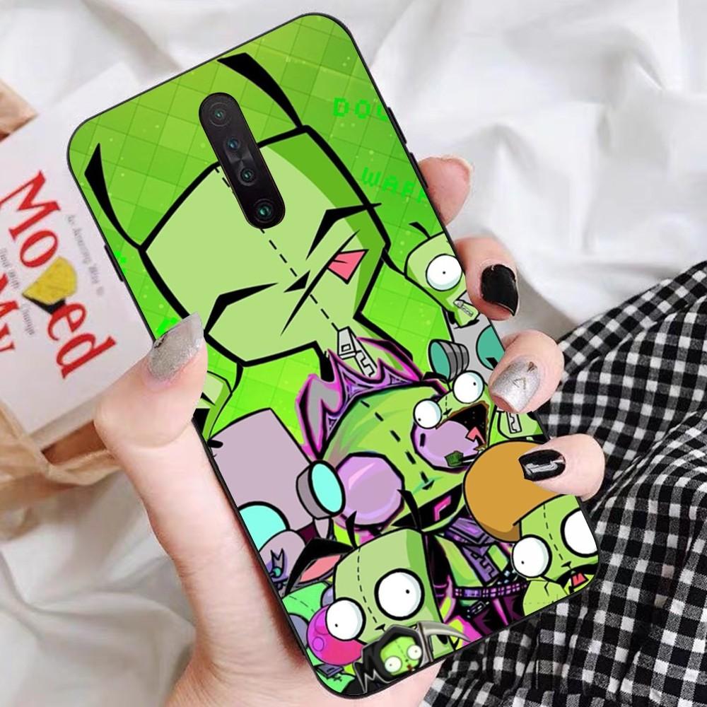 Invader Zim Anime Phone Case For Redmi 5 6 7 8 9 10 Plus Pro 6 7 8 9 A GO K20 K30 K40 Pro Plus F3 Fundas