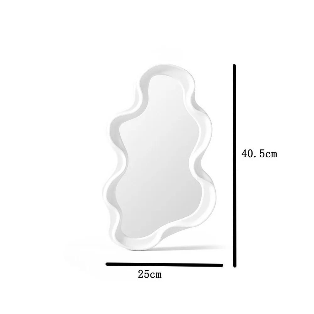 High Quality Cloud Shaped Makeup Mirror Wall-mounted Portable Standing Mirror Irregular Dressing Mirror Desk