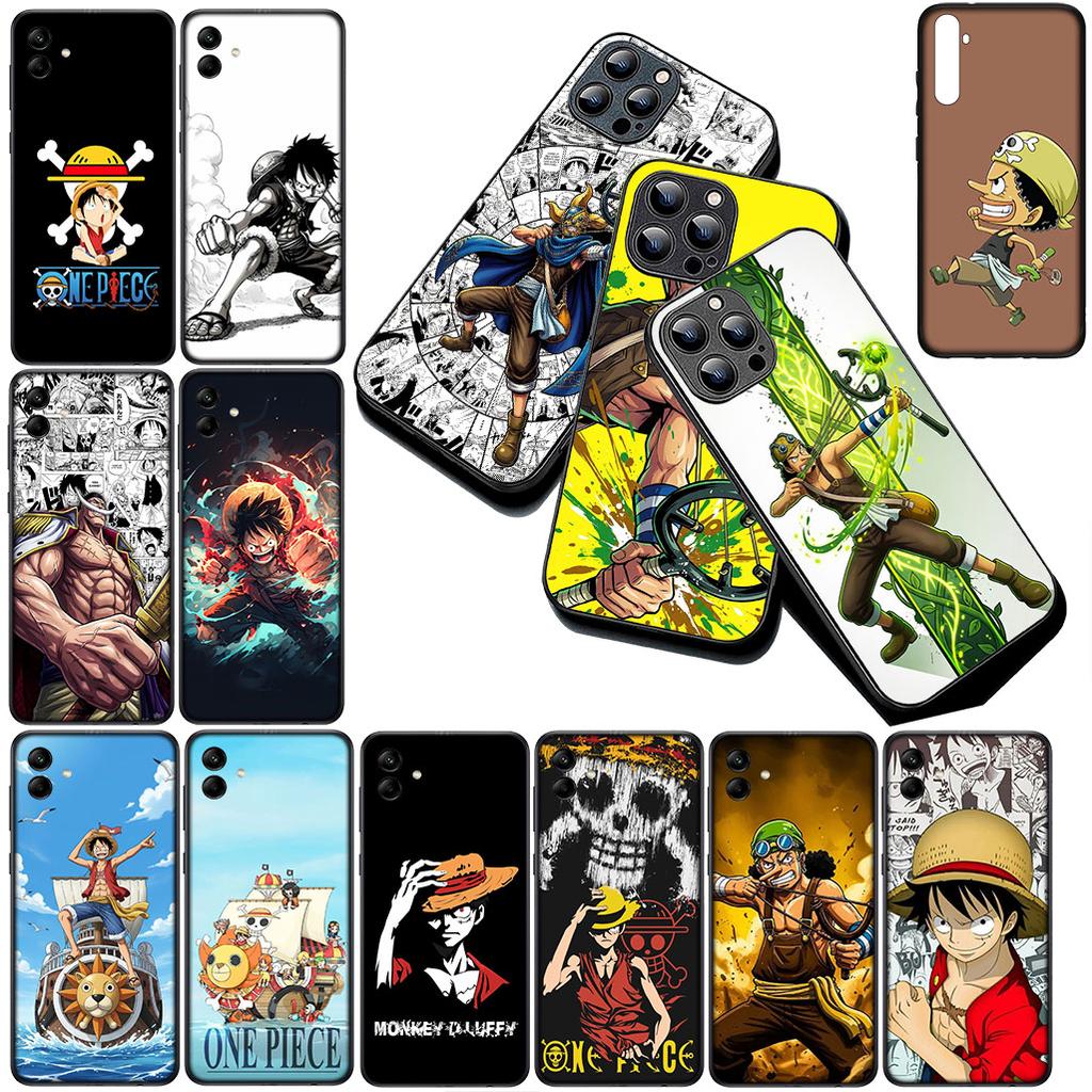 Cover for Samsung Galaxy S24 S25 S23 FE Ultra Plus S7 Edge S25+ S23+ A56 5G Casing Phone Case Anime Usopp One Luffy Piece