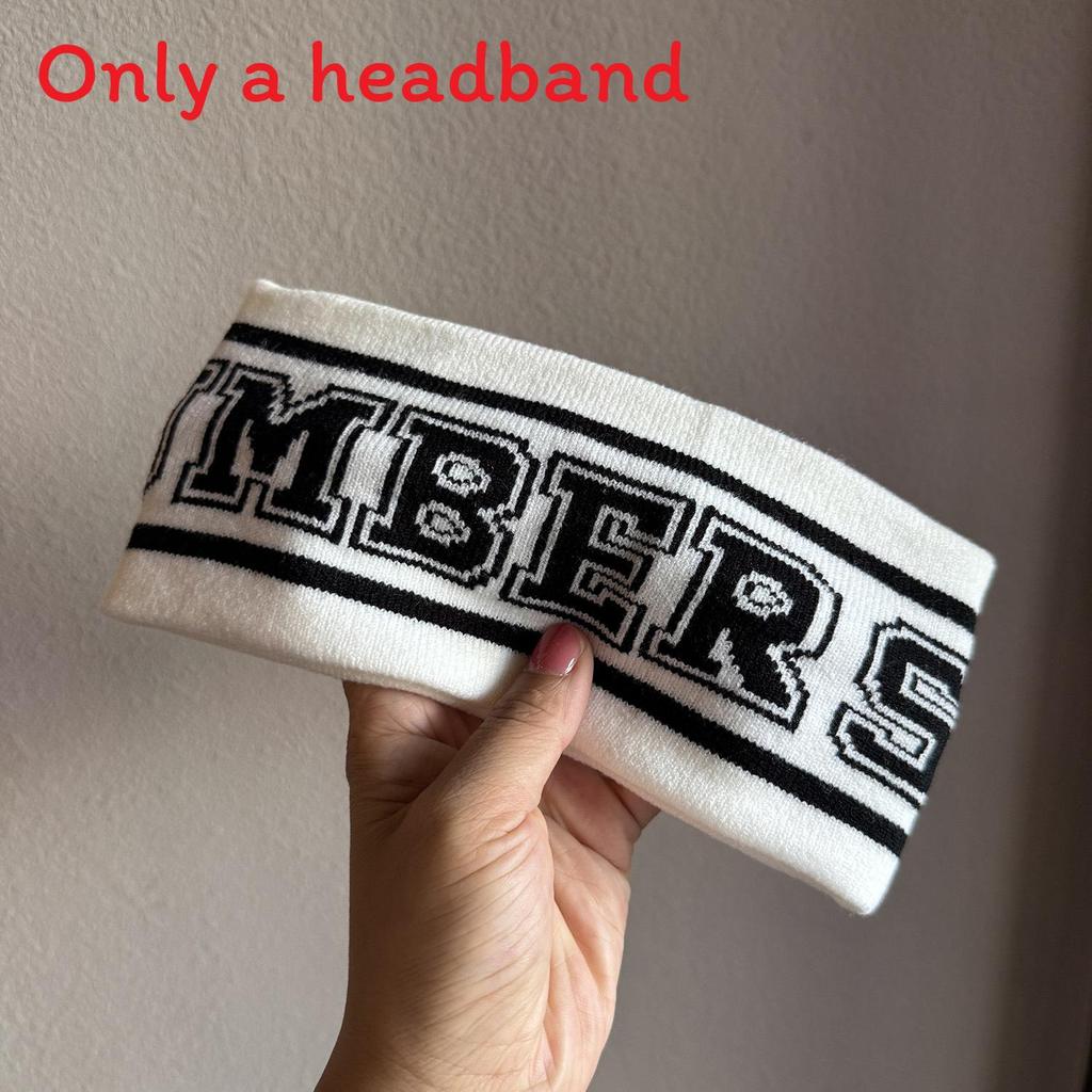 

Letter Wide Headband With Letter Print Design For Sports And Daily Use