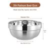 304 Stainless Steel Double-Layer Insulated Bowl