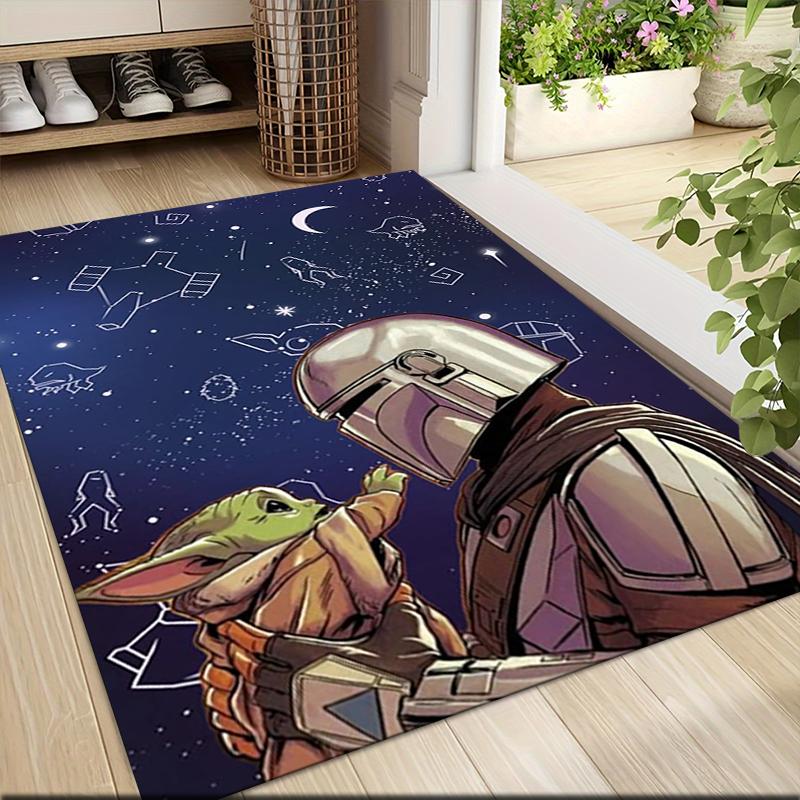 1Pc Darth Vader'S Shadow Carpet Rug Customizable Soft Washable Antislip Home Living Room Sofa Mats Personalized Rug 0917170