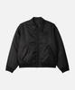 Draw Fit Crop Padded Flight Blouson Jacket [Black]