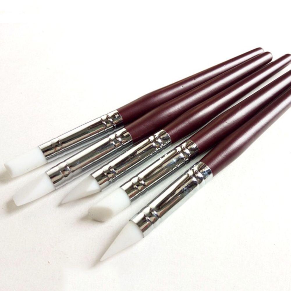 Accessories Nail Art Pen Dotting Carving Pen Kit Painting Brushes Sculpture Pen Silicone Nail Brush