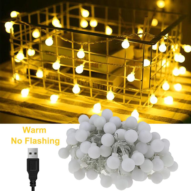 

Гирлянда Рождественские огни Елка Разноцветные 5В Сказочные огни Шары USB Кемпинговые огни Гирлянда Светодиодные огни Украшения 1.5M-10LEDs&None