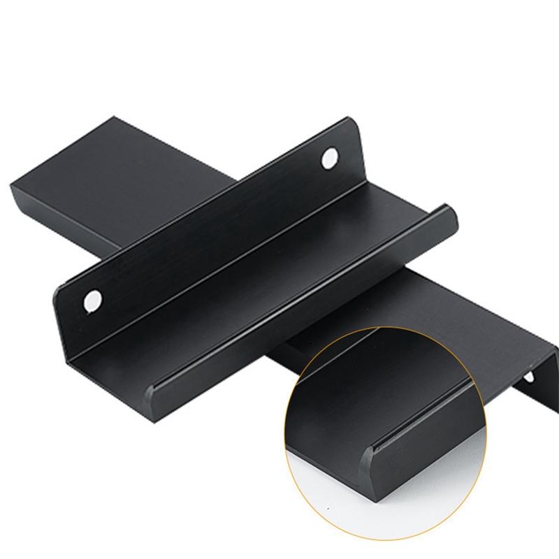 Modern Simple Wardrobe Cabinet Door Invisible Handle Side Mounted Drawer Cabinet Door Handle Minimalist Light Luxury