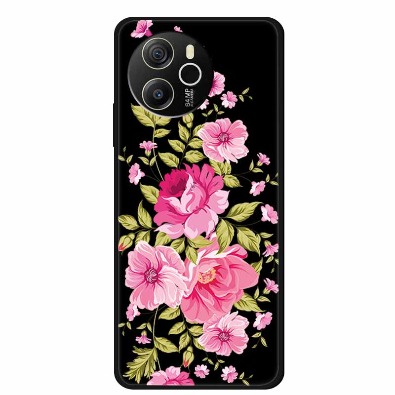 Coque For Blackview Shark 8 Case Cute Cartoon Black Silicone Soft Phone Cases For Blackview Shark 8 Back Cover Case Shark8 Funda