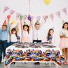 51pcs Hot Wheels Party Dinnerware Set Included Tablecloth Plates Napkins Cups