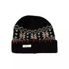 Retro Fair Isle Jacquard Woolen Hat for Men and Women in Autumn and Winter Versatile Face Showing Small Warm Ear Protection Cap