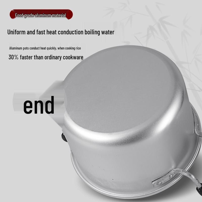 Xiangwei Classic Aluminum Steamer & Soup Pot for Gas Stoves, Thickened for Boiling and Cooking