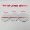 VMAD6 4pcs 3D 56mm 60mm 65mm black For Skoda Car Wheel hub Center Cap emblem Badge covers sticker Decals Styling accessories