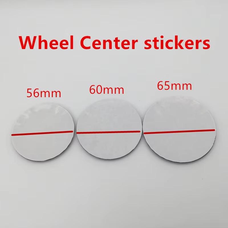VMAD6 4pcs 3D 56mm 60mm 65mm black For Skoda Car Wheel hub Center Cap emblem Badge covers sticker Decals Styling accessories