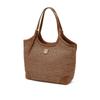 Brown Dd Logo Leather Shoulder Bag Dcba6e087w2