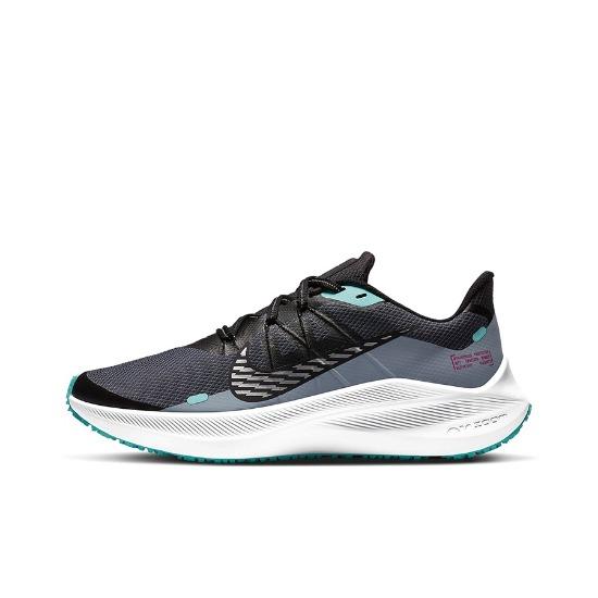 

Womens Nike Wmns Winflo 7 Shield Obisidian Mist CU3868-403 EU 36 чорний/зелений