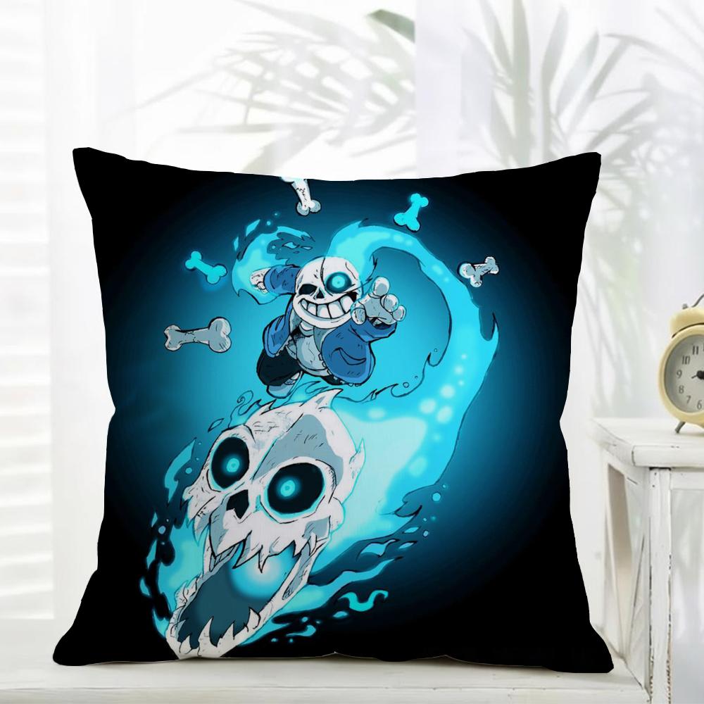 Spiel UUndertale Kissenbezug Täglich Waschbar Leinen Kissenhülle Weich für Sofa Bett Wohnzimmer Dekoration