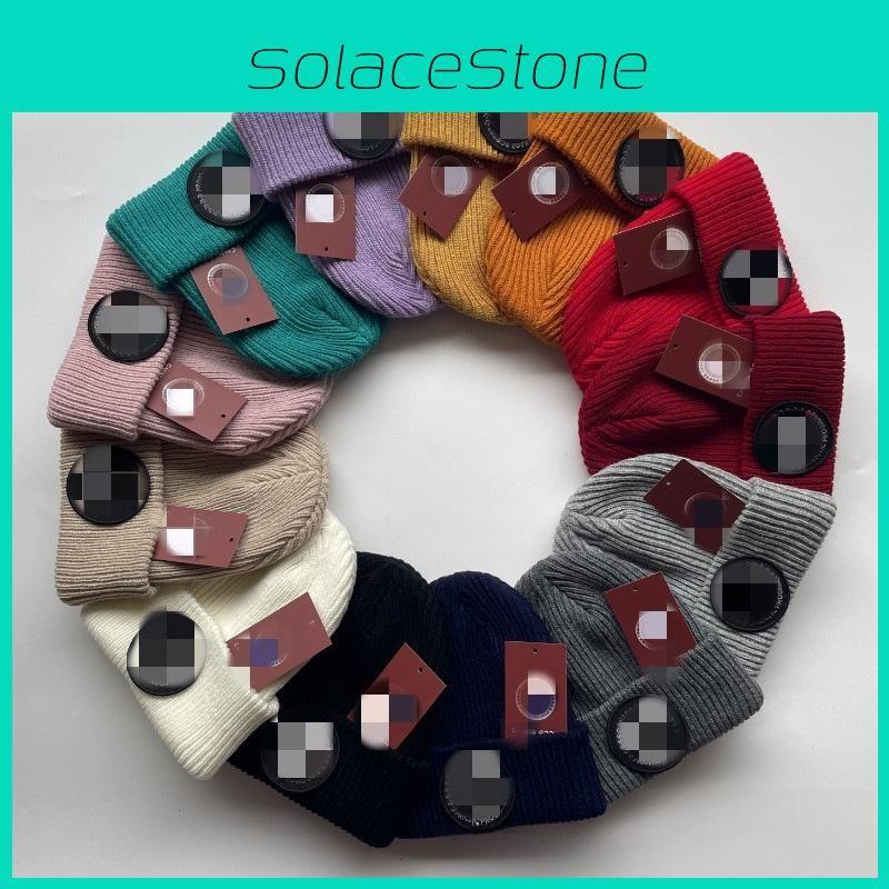 Hat Winter Knitted Outdoor Windproof Cold Proof Fashion Solid Color Hat Warm