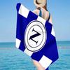 Toalla de Playa de Microfibra con Emblema del Club de Fútbol Nápoles, Ligera y de Secado Rápido, para Viajes de Verano, Esencial de Playa, Piscina