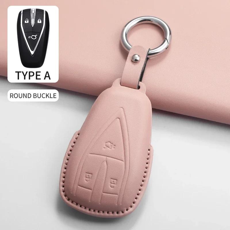 Car Key Case Cover Shell Fob for Changan UNIT UNIK CS35PLUS CS55 PLUS CS75 PLUS CS95 PLUS CS85 Oshan X7 X5 3/4/5 Buttons Keyring