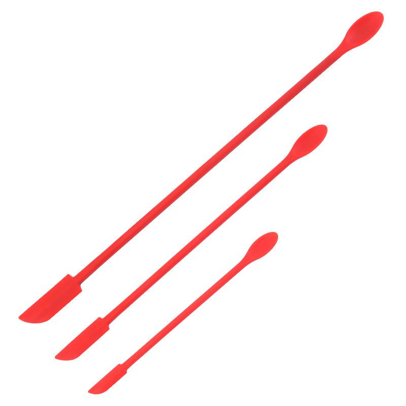 Lengthen Mini Makeup Spatulas Soft Jar Cake Cream Scrapers Kitchen Tools