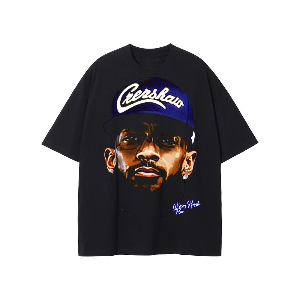 Nipsey Hussle Rap Artist Graphic Oversized Tshirt SmallXXL Unisex T-Shirt L