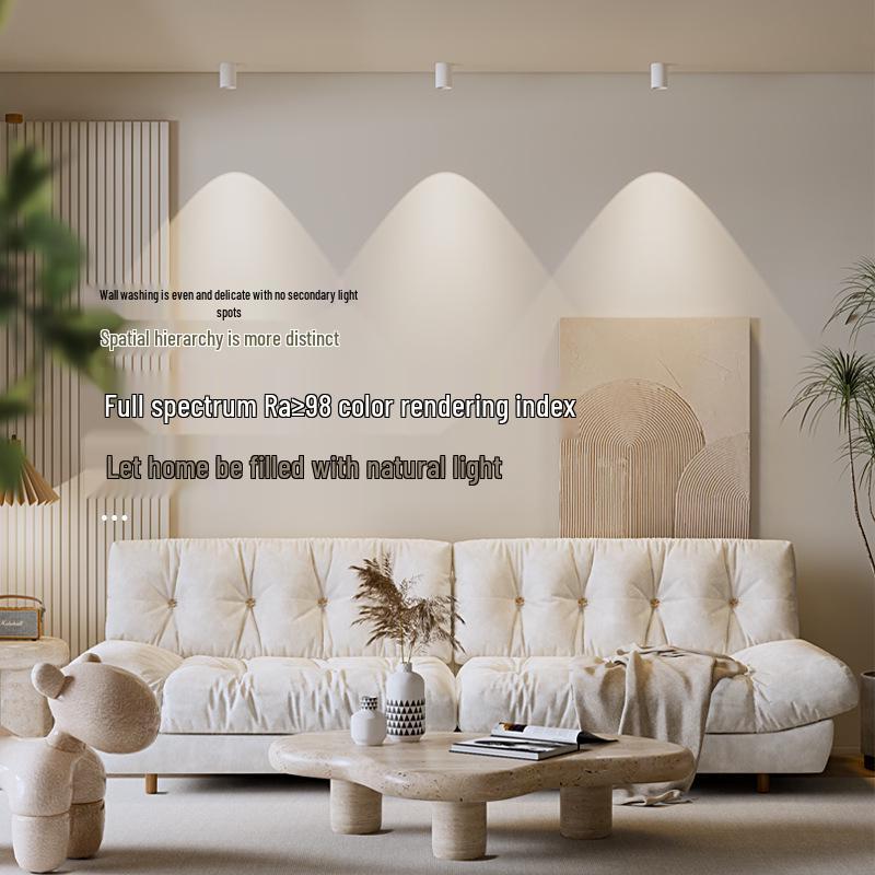 

Світлодіодний накладний антибліковий прожектор для вітальні та передпокою 7W White Shell - White Cup