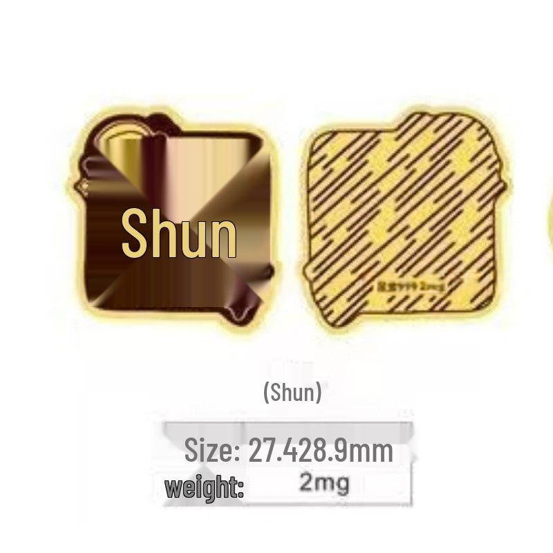Lucky Cat Gold 999 Phone Sticker: Peace & Happiness - 2mg Fine Gold, Trending Gift for Livestreams.