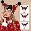 Tragbare leichte festliche Mütze, Weihnachts-Narrenhut, Samtstern-Clownhut mit Goldverzierung und Bommeln, Verstellbares Band, Cosplay-Kopfbedeckung für die Weihnachtsfeier