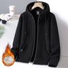 Men's Autumn and Winter Casual Loose Hooded Plus Velvet Sweater