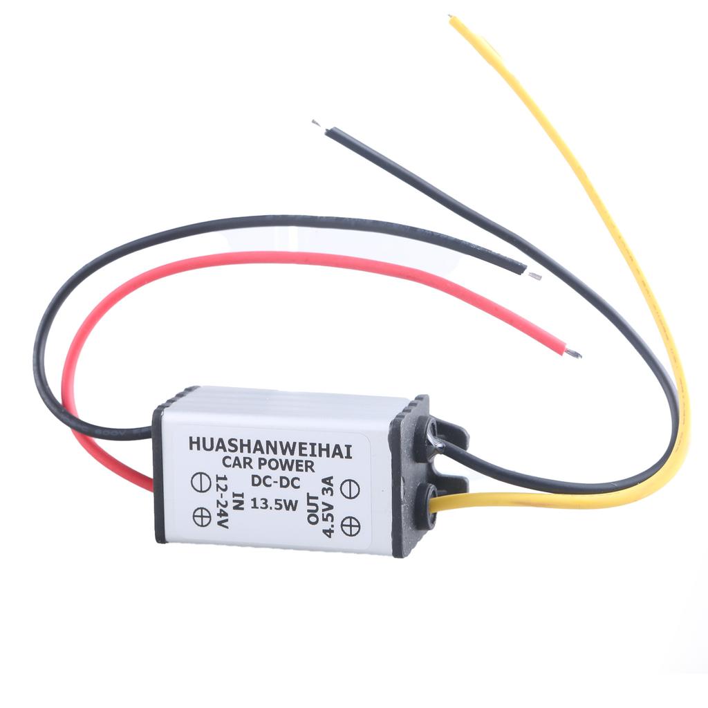 12V 24V to 4.5V 3A Converters IP68 Waterproof Voltages Powers Module DC Buck Converters Module Voltages Regulator
