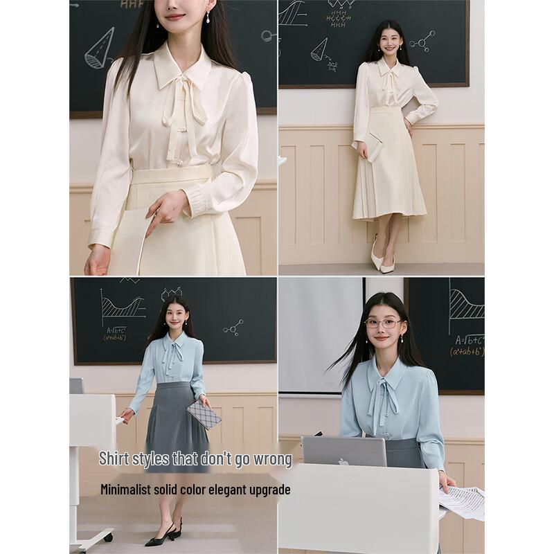 Women's Professional Long Sleeve Blouse