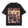 Washed T Shirt Paul Mescal Gladiator Hip Hop Cool T-Shirt Street Streetwear Short Sleeve Summer Tops Tees Men Women