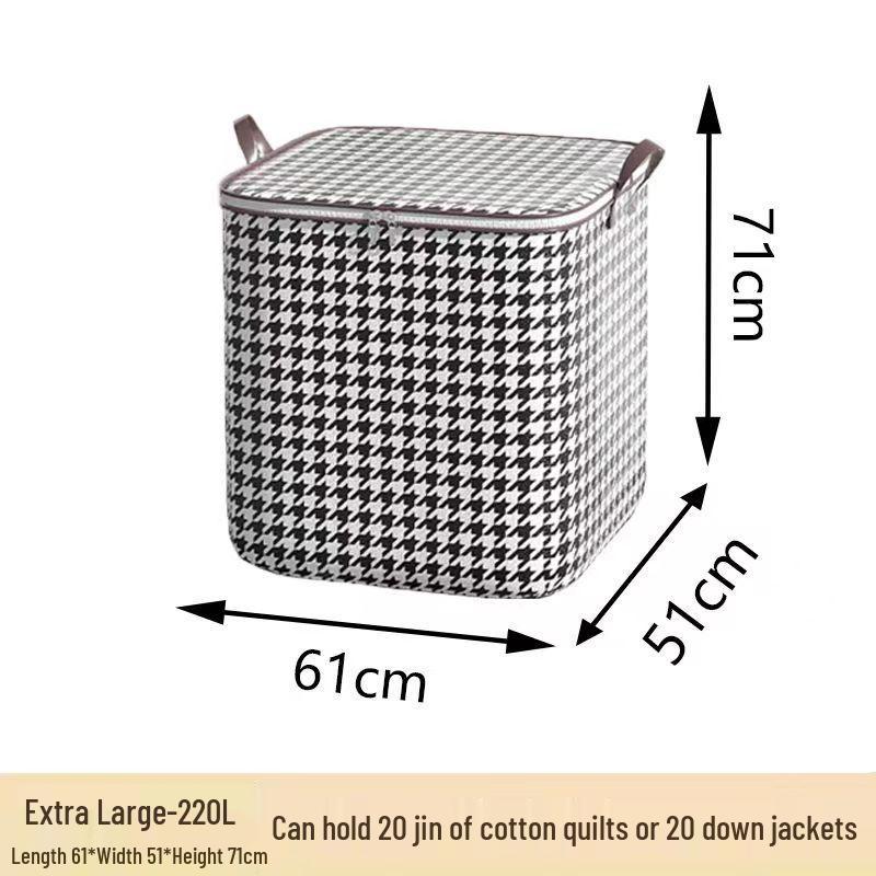 

Клетчатый очень большой складной мешок для хранения одежды и органайзер