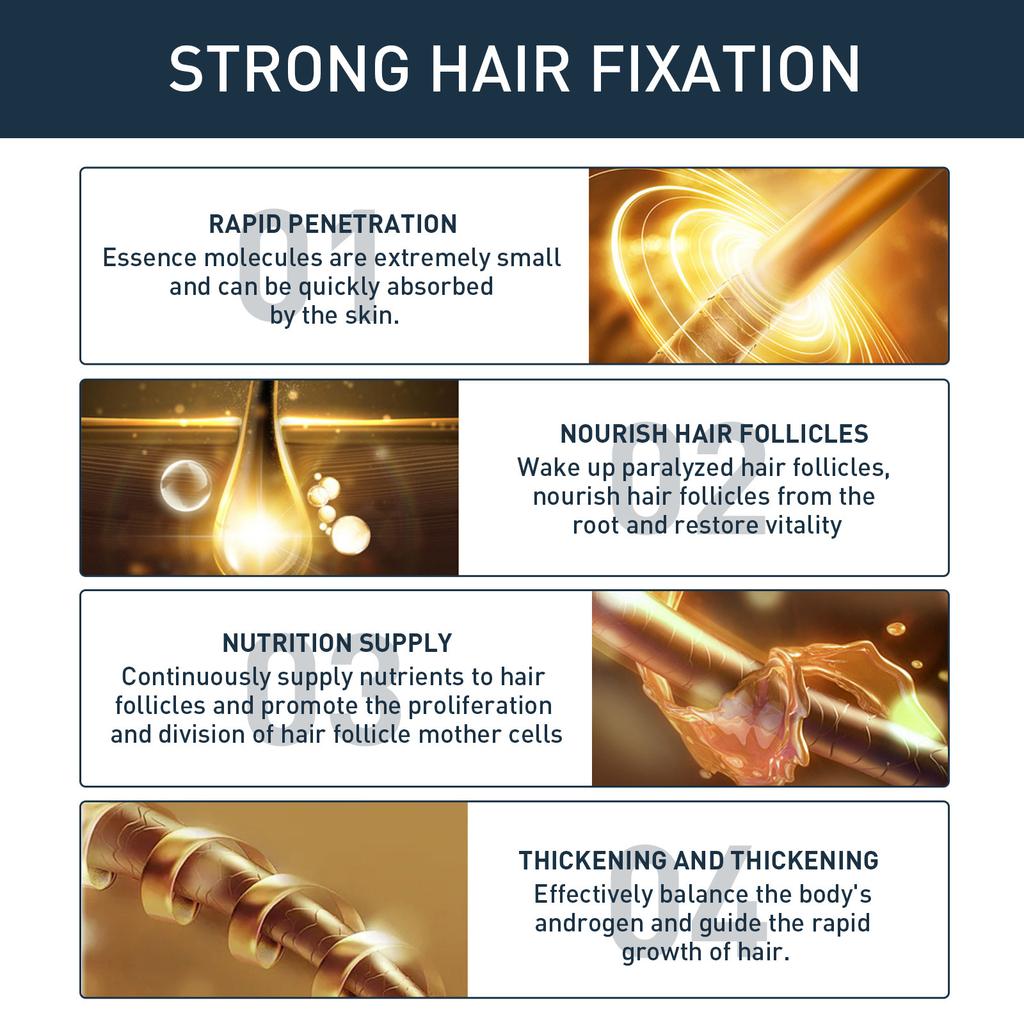 Soluzione per la Cura del Pelo Corporeo East Moon Idratante e Mantenimento Barba Capelli del Petto Soluzione per la Cura dei Capelli