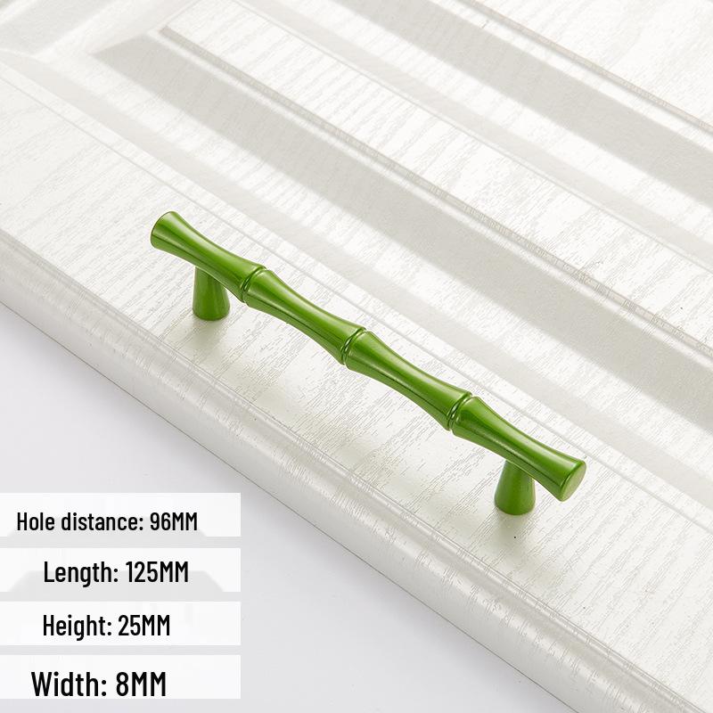 Creative Zinc Alloy Bamboo Knob for Furniture - Exquisite Antique Handle Accessories