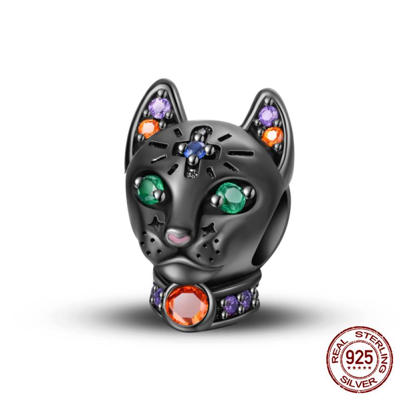 Originale Eulenperlen, 100 % Kupfer, Glückskatzen-Elefanten-Anhänger, passend für Originalarmbänder, DIY-Schmuckherstellung, Geschenk für Frauen