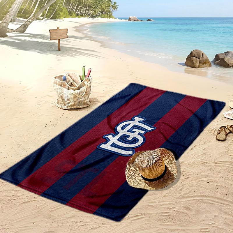 St. Louis Cardinals Print Beach Towel Soft Portable Quick?dry Towel For Pool Summer Vacation Outdoor Sport