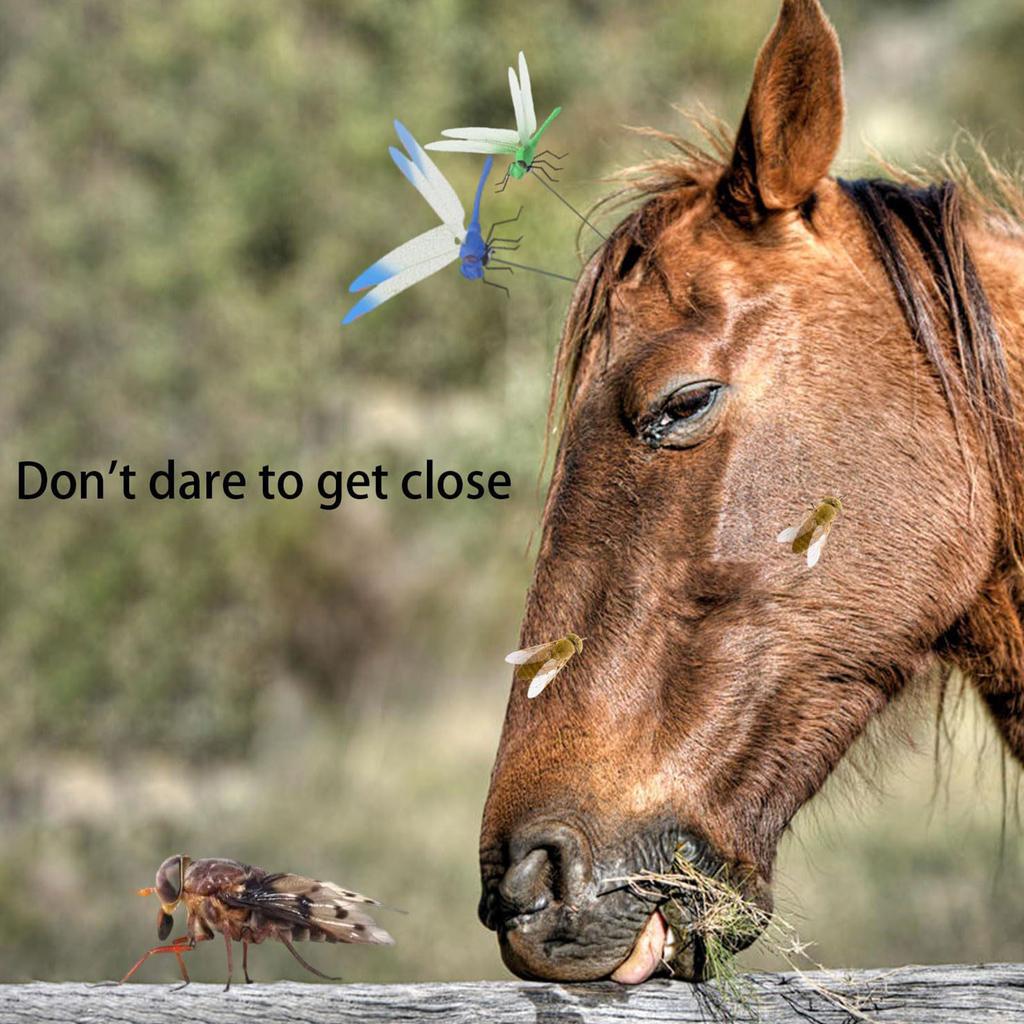 Indoor And Outdoor Fake Pole Clamps, Clips Insect , 3D Artificial Hat Clips, Simulating Yard Decoration Gardening