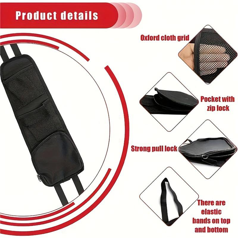 Borsa da appendere per riporre gli oggetti laterali del sedile automatico, supporto multitasche, tasca in rete, organizer per lo styling dell'auto
