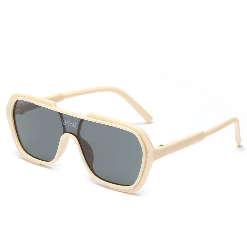 Trendy Geometric Kids Sunglasses Retro Pilot Style Uv400 Protection Personalized Shades For Boys And Girls 8859