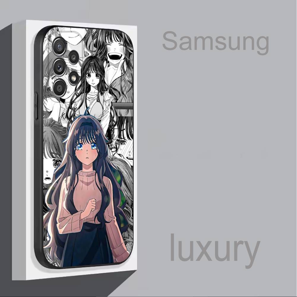 

Милый K-Kaoruko-Waguri Чехол для телефона Для Samsung S 9,10,21,30,22,23,24,25,Ultra,Plus,Lite,FE,4,5G Черный Мягкий Точный SamsungS25