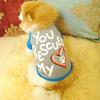 Pet Puppy Summer Footprints Vest  Small Dog Pet Clothes T Shirt 