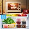 Reusable Snack Containers Sauce Cups Compartment Container Compact Travel Food Storage Box For Friends Adults Family Gatherings
